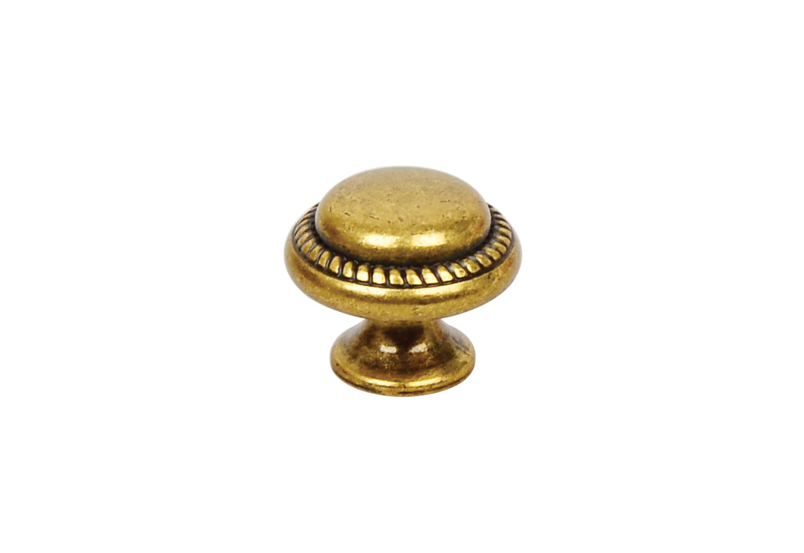 Ручка мебельная кнопка бронза античная fк011/rk006