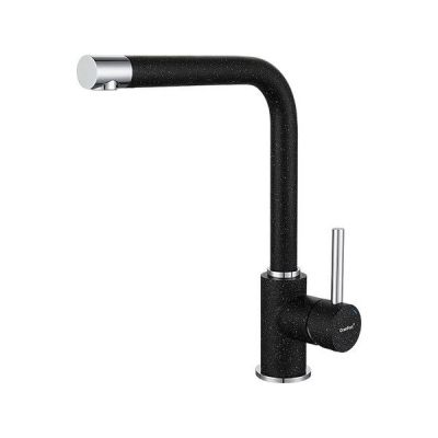 Смеситель для кухни 3651 Г-обр. D-35мм черный