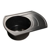 GF-R650L Мойка гранит GF-65 (черный 308)