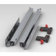 NEW Направляющая SMART SLIDE PUSH OPEN - SOFT CLOSE полного выдвижения 500 мм