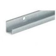 HETTICH U-образный концевой профиль, ДВЕРЬ 18-19 ММ, L2500, перфорация, сталь, серебристый