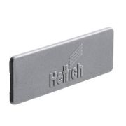 HETTICH Заглушка на боковину Innotech Classic, с лого hettich, серая