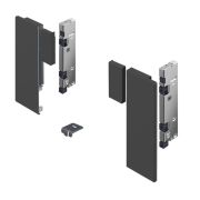 HETTICH КОМПЛЕКТ СОЕДИНИТЕЛЕЙ ПЕРЕДНЕЙ ПАНЕЛИ ВНУТР. КОРОБА AVANTECH YOU INLAY,H187,АНТРАЦИТ
