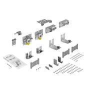 HETTICH КОМПЛЕКТ ФУРНИТУРЫ TOPLINE L ДЛЯ 2 ДВЕРЕЙ,ПЕРЕДНЯЯ СЛЕВА, ТОЛЩИНА ДВЕРИ 18-30 ММ,50КГ