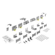 HETTICH КОМПЛЕКТ ФУРНИТУРЫ TOPLINE L ДЛЯ 3 ДВЕРЕЙ,ТОЛЩИНА ДВЕРИ 18-30 ММ,50КГ