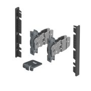 HETTICH КОМПЛЕКТ СОЕДИНИТЕЛЕЙ ПЕРЕДНЕЙ ПАНЕЛИ ВНУТР. ЯЩИКА AVANTECH YOU,H101,АНТРАЦИТ