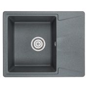 Кухонная мойка Granula 6201, графит (черн. серый) гранит.