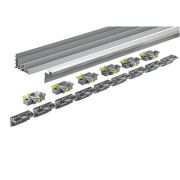 HETTICH КОМПЛЕКТ ПРОФИЛЕЙ TOPLINE XL STRONG/STB19.0,L4000, АЛЮМИНИЙ,АНОДИРОВАННЫЙ