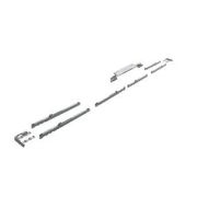 HETTICH КОМПЛЕКТ SILENT SYSTEM TOPLINE XL ДЛЯ 3 ДВЕРЕЙ,15-35 КГ,С ЦЕНТРАЛЬНЫМ ДЕМПФЕРОМ