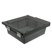Корзина для белья ротанг WG-KOSZR60-60 графит, в модуль 600 мм, с доводчиком, полного выдвижения