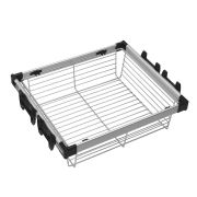Корзина для белья 560x460x190 WW-KOSZ60-01 НЕПОЛНОГО выдвижения, в модуль 600 мм, хром