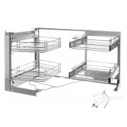 Выдвижной механизм Smart Corner NEW с корзинами 450 левый