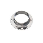 Розетка круглая для трубы D=50mm, хром