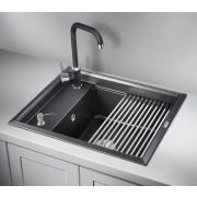 Кухонная мойка KS-6004, Шварц