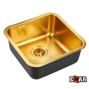 EMB-127A PVD Nano Golden мойка универсал. (+система PVC, чаша выпуска, крепления