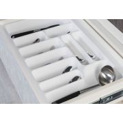 Лоток для столовых приборов Starax белый