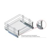 Корзина выкатная Актро база 700 мм. без напр. (хром)
