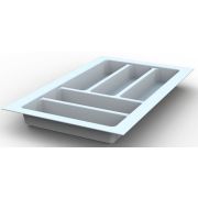 Лоток для столовых приборов Mesan TrayBond, 5 отделов,(Ш292-248хГ480-444хВ45) белый