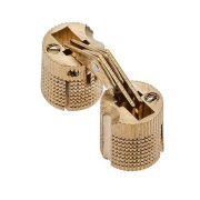 Петля, d=10mm цилиндр. с 1-м фиксатором, латунь