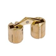 Петля, d=14mm цилиндр. с 1-м фиксатором, латунь