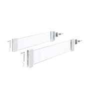 HETTICH КОМПЛЕКТ НАДСТАВОК НА БОКОВИНУ DESIGNSIDE INNOTECH ATIRA, H176, NL470, СТЕКЛО, БЕЛЫЙ