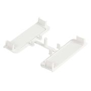 К-т закрыт.заглушек для 80/G1.3AL.52 белый СРЕДНИЙ ПРОФИЛЬ (2шт.)
