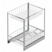 Выдвижная система DUO универсал Starax 2-х.ярусная, шир. 300 (210х500х520) с доводчиком
