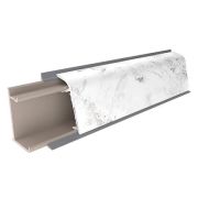 Плинтус TwinC 8112/S Quartzite superwhite 32*4200