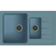 EWIGSTEIN Мойка кварц  Elegant 60KF 782*480мм, СЕРЫЙ МЕТАЛЛИК