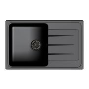 EWIGSTEIN Мойка кварц  Elegant 50F  1-чаша + крыло  762*480мм, АНТРАЦИТ