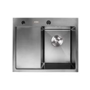 Кухонная мойка AVINA HM 5848 R (3.0+1,2 мм) ГРАФИТ