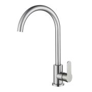 Кухонный смеситель LAUTE T40113B  с высоким изливом, сатин