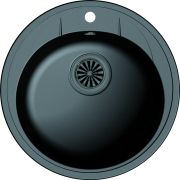 EWIGSTEIN Мойка кварц  Elegant R45  1-чаша  D-484мм  антрацит