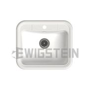 EWIGSTEIN Мойка кварц  Antik 60  1-чаша  600*520мм, ИНЕЙ