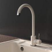 GRANFEST QUARZ Смеситель для кухни U-обр. D-35мм белый арт. GF-Z-5410 белый