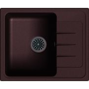 EWIGSTEIN Мойка кварц  Elegant 45F  1-чаша + крыло  580*480мм, ШОКОЛАД
