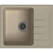 EWIGSTEIN Мойка кварц  Elegant 45F, 1-чаша + крыло  580*480мм, КРЕМ