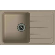 EWIGSTEIN Мойка кварц  Elegant 50F  1-чаша + крыло  762*480мм, КРЕМ