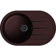 EWIGSTEIN Мойка кварц  Elegant R50F  1-чаша+ крыло  752*470мм, ШОКОЛАД