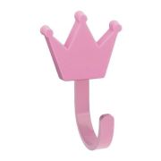 Крючок мебельный WM-CROWN корона, розовый