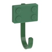 Крючок мебельный WM-BLOCK прямоугольник, зеленый