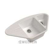 EWIGSTEIN Мойка кварц  Wink 80KF  угловая 1,5-чаши + крыло 960*520мм  ИНЕЙ