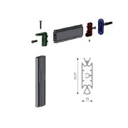 Slim 3520 алюминиевая стойка H=3000мм цв.алюминий 3520 L3000mm 7F