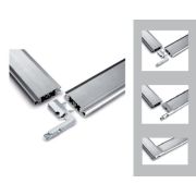 Slim 3524 Крепление к стене + угловой коннектор цв.алюминий 3524 7F