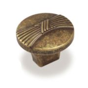 Ручка кнопка FB-028 000 бронза старая (ТЗ) (034) (50)