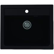 Мойка ALVEUS GRANITAL ATROX 30 CARBON (Карбон) - G91 590х500 в комплекте с сифоном 1132823