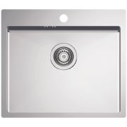 Мойка QUARTO 10 BRS-90 (Хром) в комплекте с сифоном 1130551