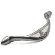Ручка-скоба Regency с рис. 11.3750.58 черн. сталь, 96