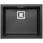 Мойка ALVEUS GRANITAL+ QUADRIX 50 TWILIGHT-G05M (Черный) 560X460X200 с сифоном 1133398