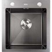 Кухонная мойка AVINA HM 4848 (3.0+1,2 мм) ГРАФИТ